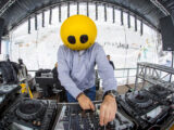 Mike Candys mit bekannter Smiley Maske