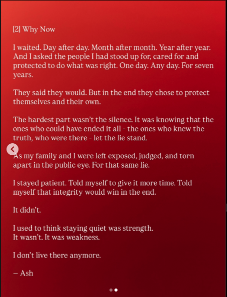 Avicii Manager Instagram Post